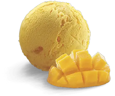 Signature Mango Ice Cream Png Ice Cream Scoop Png