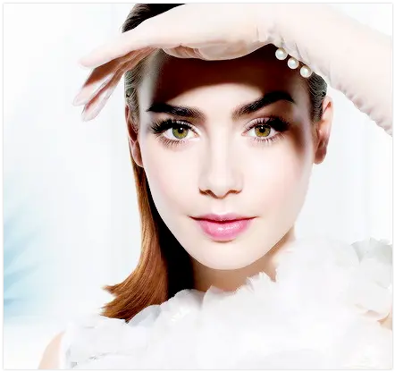 Dailylilycollins Lily Collins For Lancôme Blanc Expert Lily Collin Campaign Png Lily Collins Png