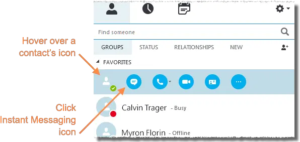 Instant Messaging With Skype For Business Windows Dot Png Skype Icon Transparent Background