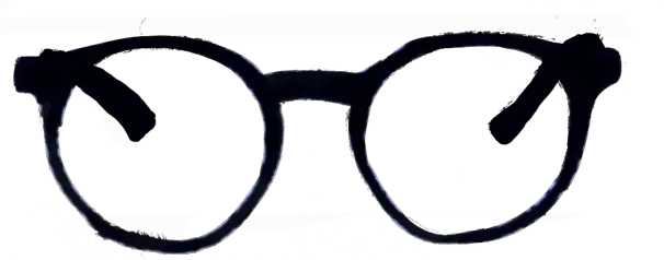 Eyeglasses For Stand Up Comedians Brisa Sylvestre Medium Glasses Png Harry Potter Glasses Logo