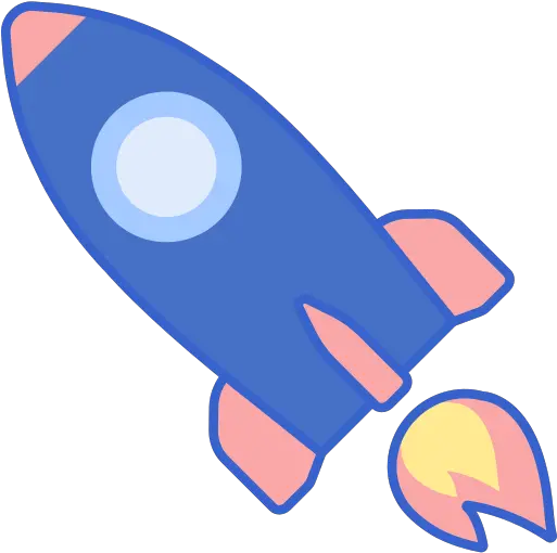 Rocket Vertical Png Rocket Flat Icon