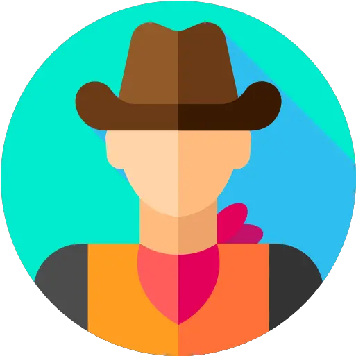 Cowboy Free People Icons Costume Hat Png Cowboy Icon