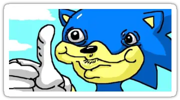 Pin By Meme Merchant Happy Png Sanic Transparent