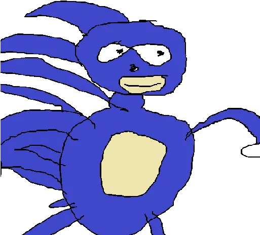 Rare Memes Hand Drawn Sonic Meme Png Sanic Transparent