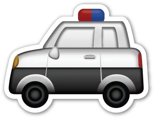 Police Cars Emoji Stickers Carro Do Whatsapp Png Car Emoji Png