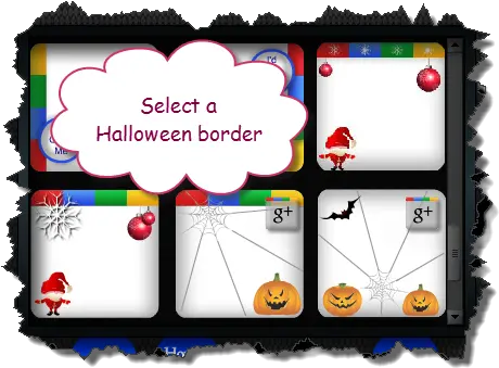 Google Profile Image Avatar Maker Halloween Style 6 Dot Png Halloween Border Png