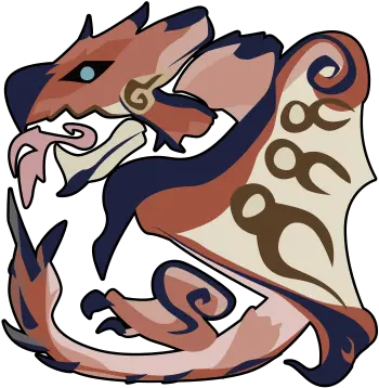 What Fandom Rathalos Symbol Mh Rise Png Monster Hunter Icon Art