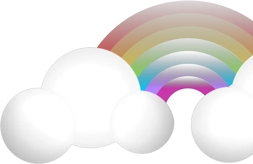 Cloud Rainbow Svg Vector Clip Art Svg Clipart Rainbow Clip Art Png Rainbow Clipart Transparent