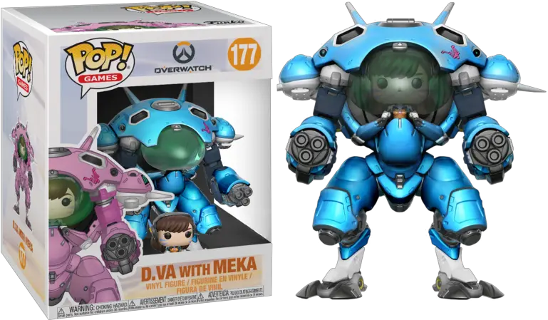 Funko Pop Games Overwatch Dva With Meka 6u201d 177 Vinyl Funko Pop Overwatch Dva Png Overwatch Dva Logo