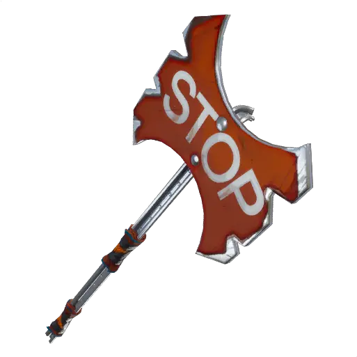 Stop Axe Pickaxe Fortnite Stop Axe Png Axe Png