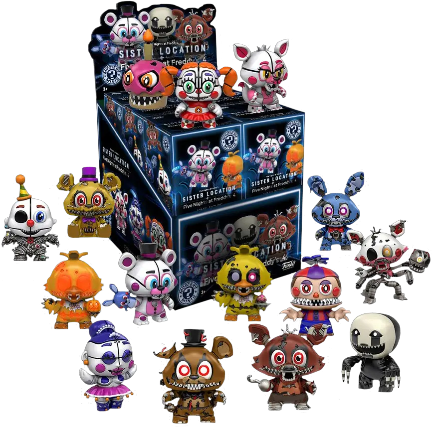 Statues And Figurines Fnaf Sister Location Mystery Minis Fnaf Mystery Minis Series 2 Png Five Nights At Freddys Png