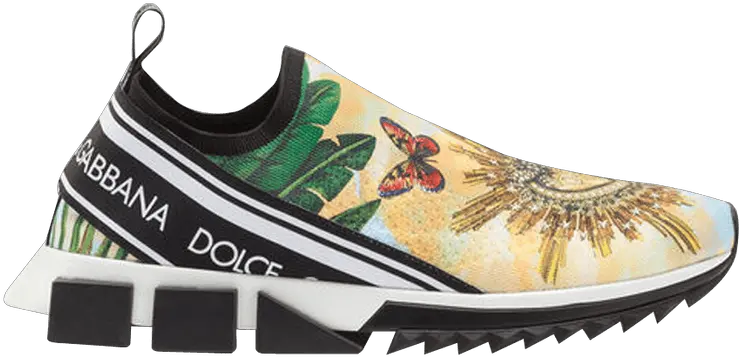 Dolce U0026 Gabbana Sorrento Melt U0027tropical Kingu0027 Dolce Red Black Sorrento Dolce And Gabbana Sneakers Men Png Dolce Gabbana Logo