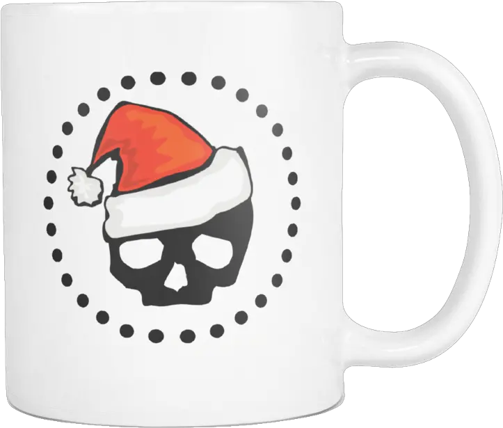 Santa Skulls Skully Xmas For All Coffee Mug 11 Oz Bachelorette Questions For Groom Dirty Png Gnome Meme Png