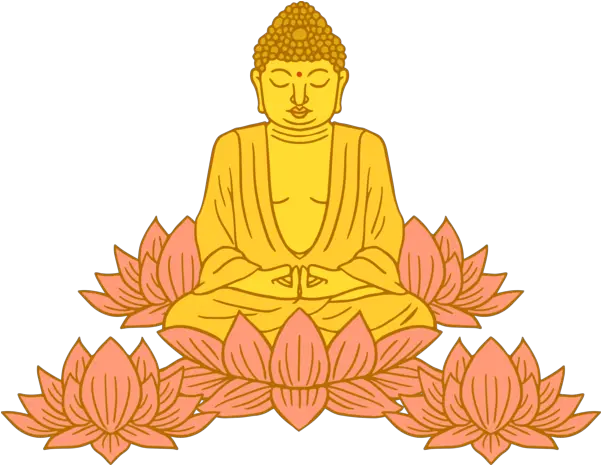 Bodhi Day Leaf Meditation Sitting For Lotus Happy Vesak Day 2563 Png Meditation Transparent