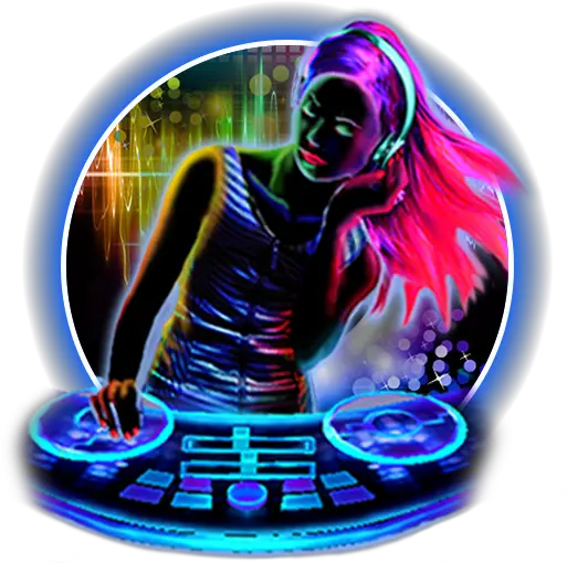 Neon Rock Dj Music Theme K Boom Hits 2020 Png Dj Png