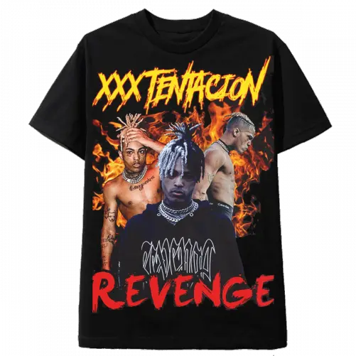 T Shirt Noir Xxxtentacion Revenge Xxxtentacion T Shirt Png Xxxtentacion Transparent