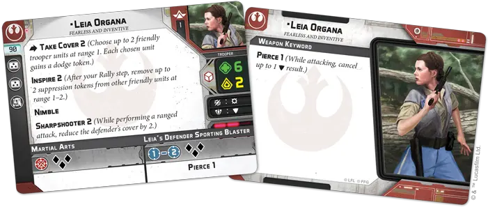 A New Hope Fantasy Flight Games Lando Calrissian Star Wars Legion Card Png Princess Leias Blaster Icon