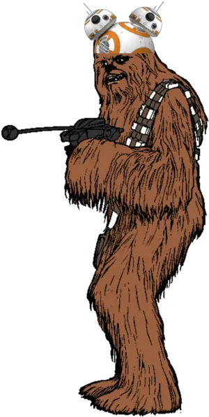 Chewbacca Clipart Animated Star Wars Chewy Clipart Png Chewbacca Transparent