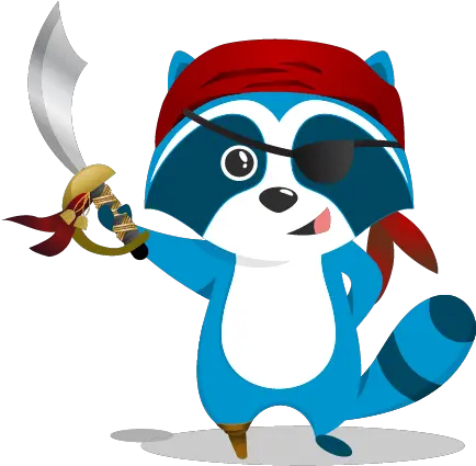 Goguardian Cartoon Png Raccoon Transparent Background