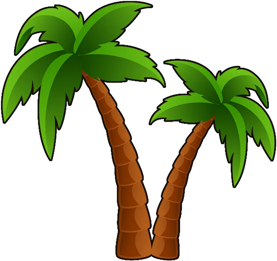 Dark Purple Palm Tree Outline Png