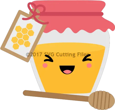 Kawaii Honey Jar Kawaii Cartoon Honey Jar Png Honey Jar Png