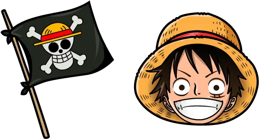 One Piece Monkey D Luffy Flag Cursor U2013 Custom Browser Clip Art Png Monkey D Luffy Png