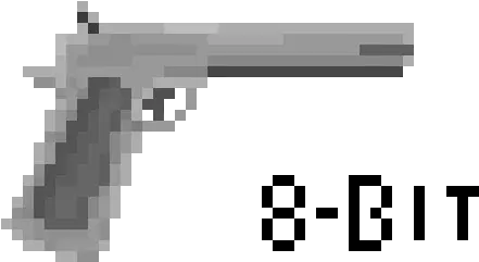 Hand Gun Check Out My Channel In The Description Pixel Art Hand Gun Pixel Art Png Hand With Gun Transparent