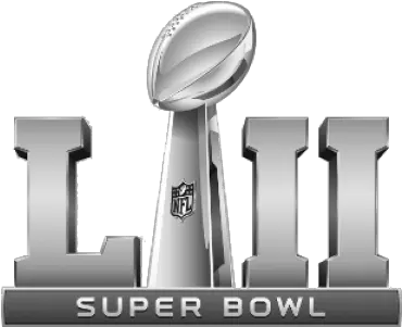 Super Bowl 52 Lii Football Display Cases Super Bowl Lii Logo Png Super Bowl Trophy Png