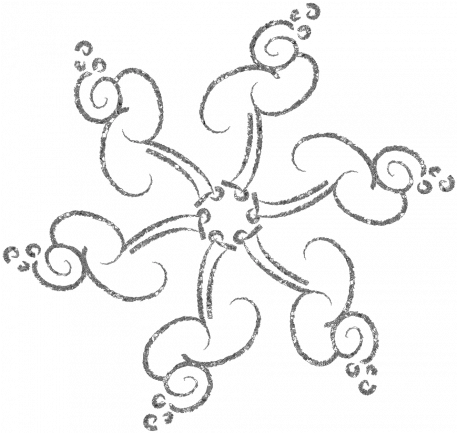 Touch Of Sparkle Christmas Snowflake Silver 02 Graphic By Line Art Png Silver Snowflake Png