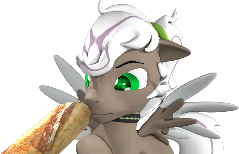 2279152 Safe Artistthevioletghost Oc Oc Only Pegasus Mythical Creature Png Bread Transparent Background