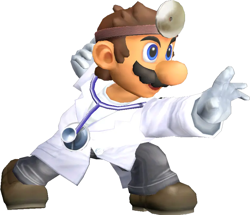 Download Hd Ssbm Dr Mario Render 3 By Dr Mario Smash Bros Melee Render Png Dr Mario Png