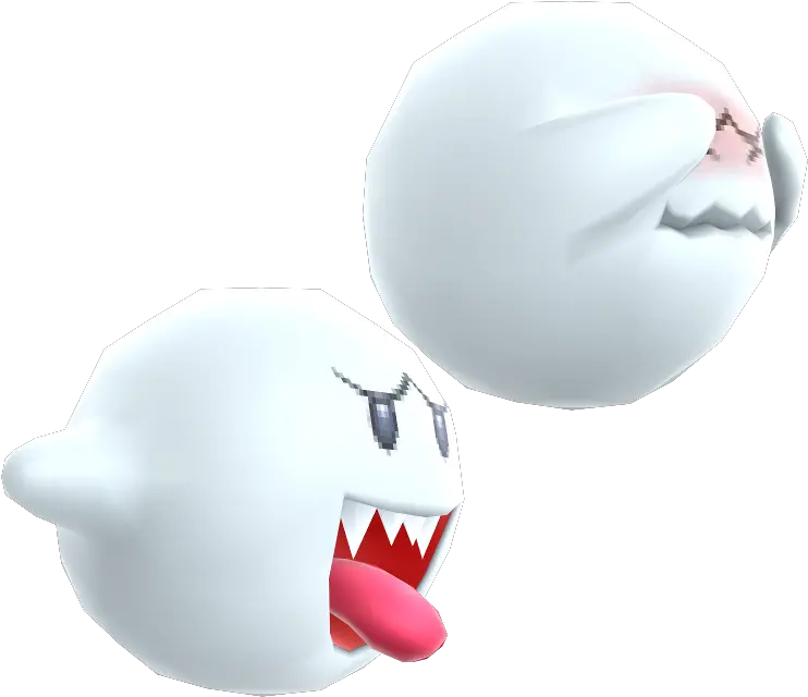 3ds Super Mario 3d Land Boo The Models Resource Cartoon Png Hotel Mario Png