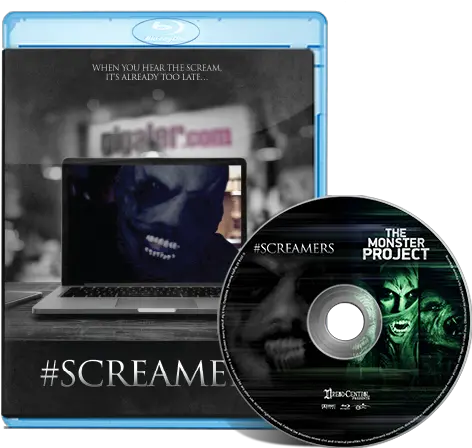 Screamersthe Monster Project Double Feature Blu Ray Epic Screamers Png Blu Ray Logo