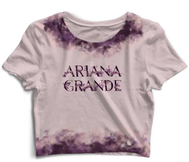 Ariana Grande Sweetener World Tour U2014 Erick Holmquist Grey Crop Top Women Png Ariana Grande Transparent