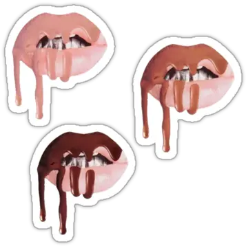 Kylie Jenner Lip Kit Logo Stickers Kylie Jenner Lip Art Png Kylie Jenner Transparent