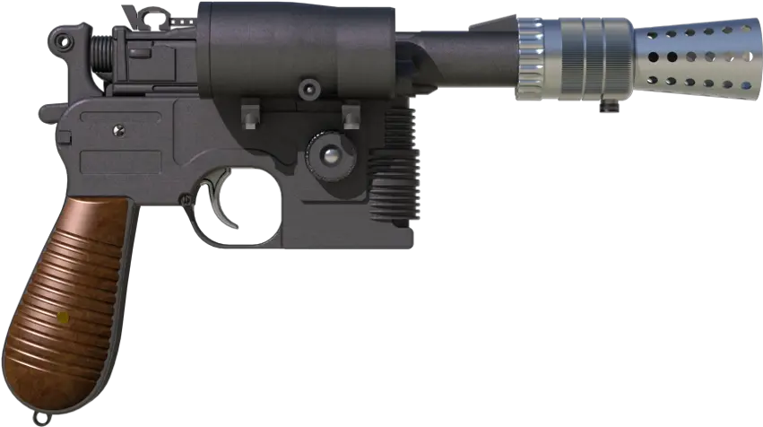 Download Star Wars Battlefront Blasters Png Png Image With Han Solo Blaster Png Star Wars Battlefront Png