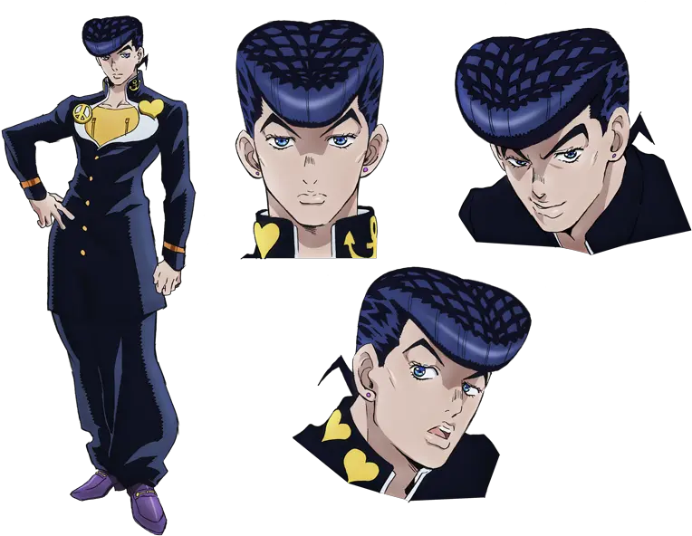 Josuke Higashikata From Jojou0027s Bizarre Adventure Diamond Is Jojo Part 4 Main Character Png Joseph Joestar Png