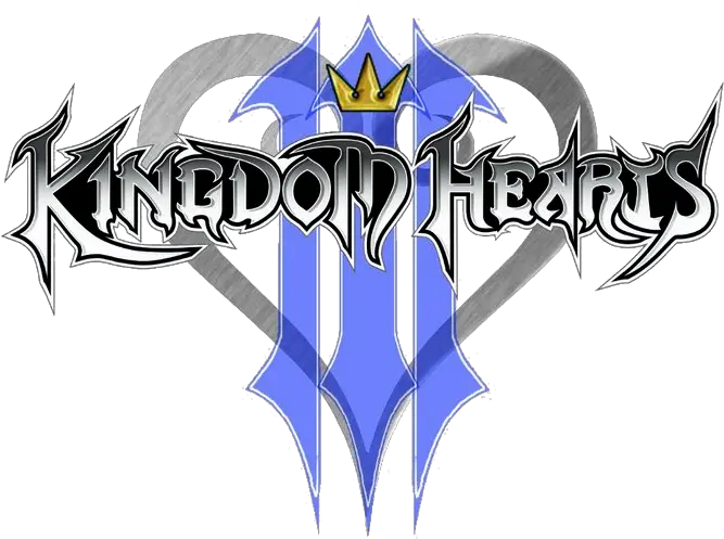 Download Hd Kingdom Hearts 3 Logo Png Kingdom Hearts 2 Title Kingdom Hearts Logo Png