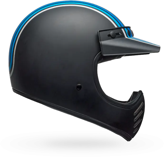 Download Bell Moto Moto 3 Stripes Black Blue Png Image Bell Moto 3 Cheek Pads Moto Moto Png