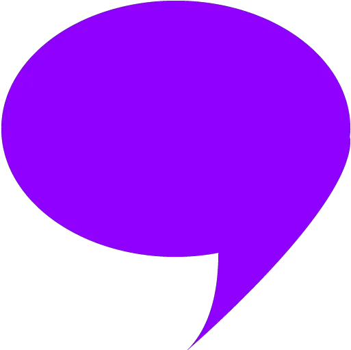 Violet Speech Bubble 4 Icon Free Violet Speech Bubble Icons Color Gradient Png Message Bubble Icon