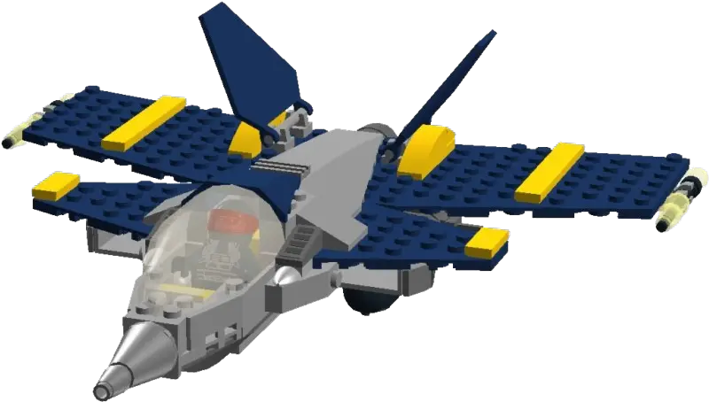 Jet Fighter Transparent Image Png Play Lego Pesawat Tempur Biru Fighter Jet Png