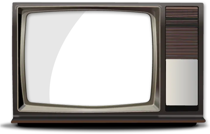 Vector Television Old School Tv Tv With Transparent Screen Png Old School Tv Png