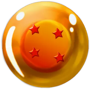 Dbz Four Star Dragon Ball Png Dragon Ball Transparent