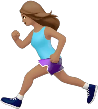 100 Emoji Transparent Png Girl Running Emoji Clip Art Transparent Background