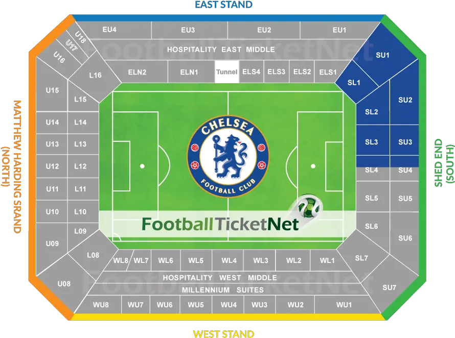 Download Arena Ball Old Chelsea Fc London Stadium Hq Png Stamford Bridge Stadium Seating Chelsea Png