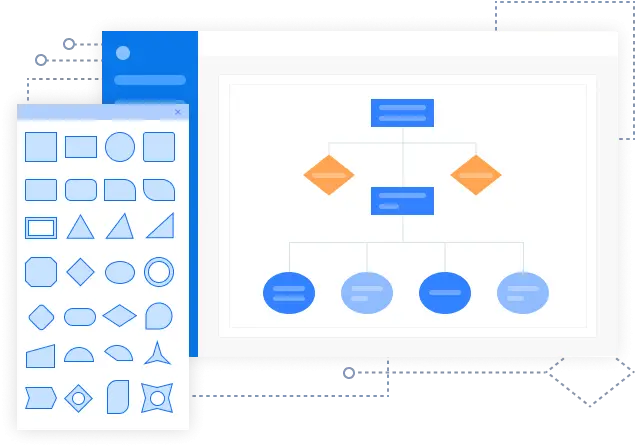 Online Flowchart Maker Edrawmax Vertical Png Visio Excel Icon