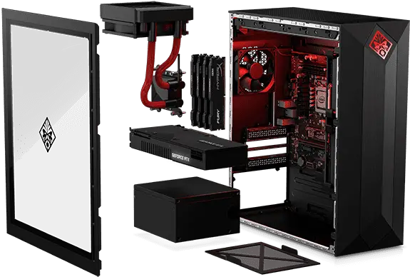 3 Best Gaming Pc Cases Hp Omen 30l Png Transparent Computer Case