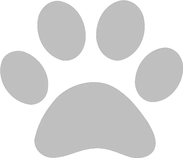 Grey Pawprint Png Clip Arts For Web Clip Arts Free Png Camping Les Fougères White Paw Print Png