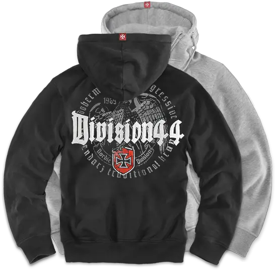 Hoodiezip Division 44 Ultras U0026 Fight Shop Long Sleeve Png Hoodie Png