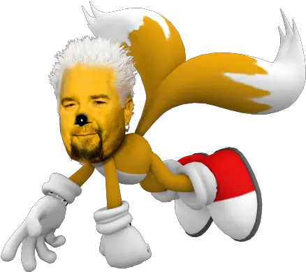 Sega All Tails From Sonic Flying Png Guy Fieri Png